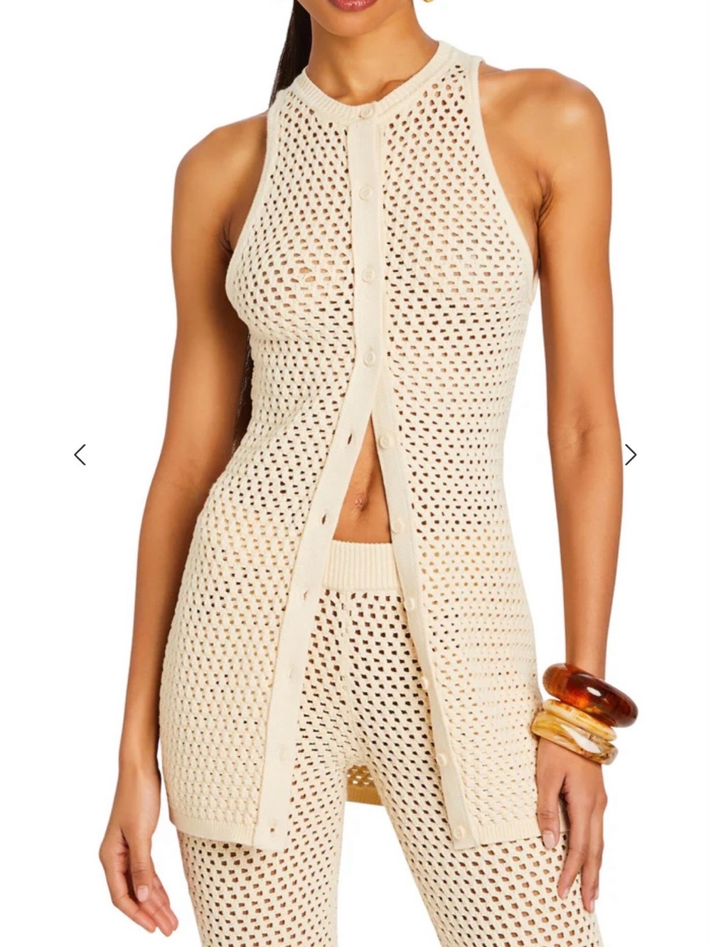 Seroya tilli knit set pants and vest